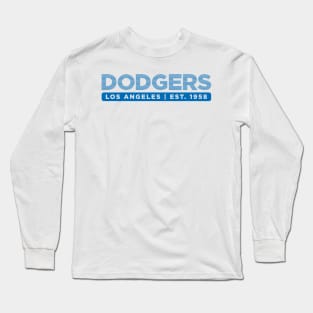 Dodgers #1 Long Sleeve T-Shirt